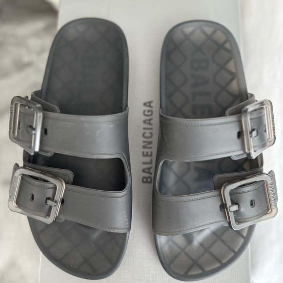 Balenciaga Slides Black Size 37